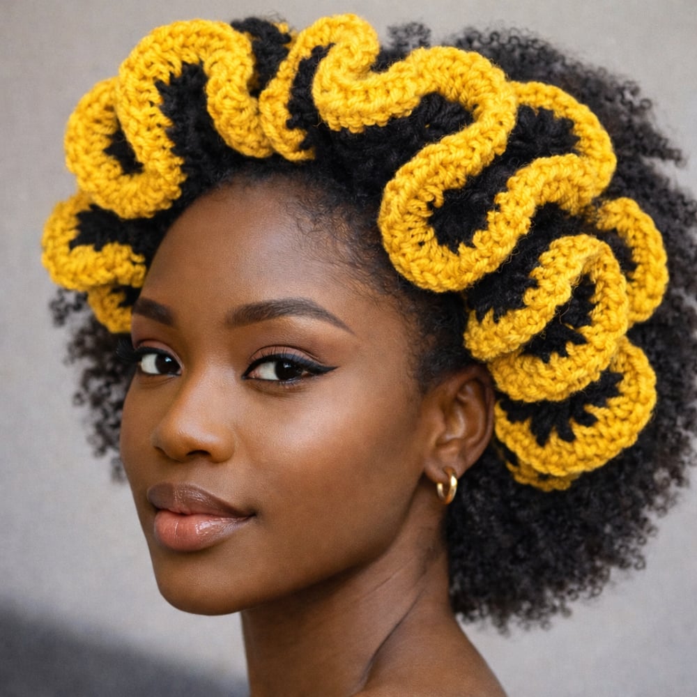 Image of ruffle headbands 