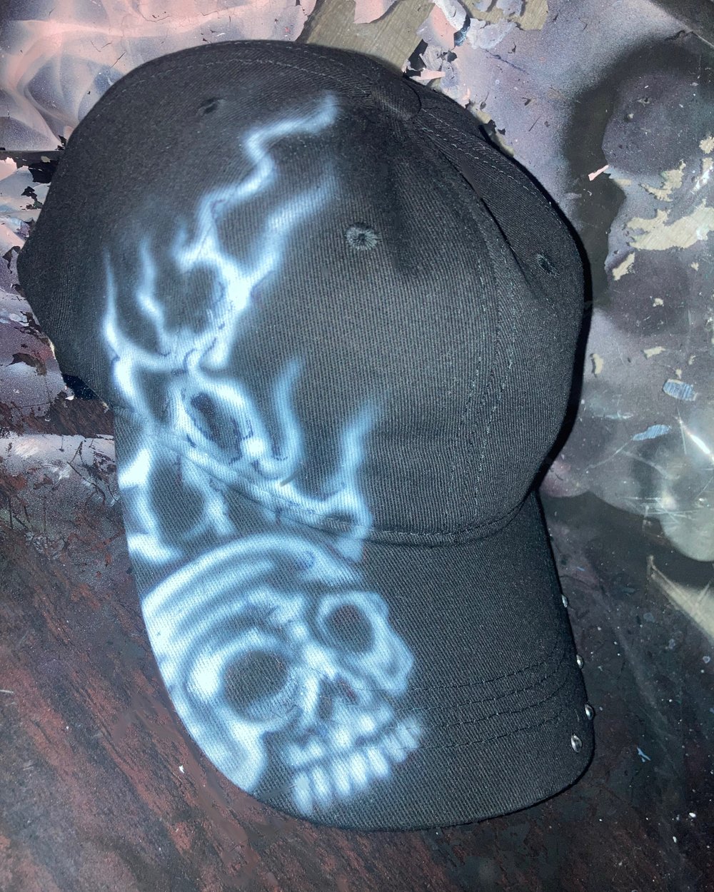 Flame Skull Cap