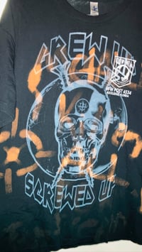Image 2 of VFW Bleached Screw Skull Tee
