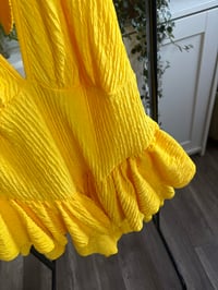 Image 3 of Yellow flirty, short  jumper 