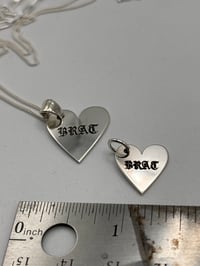 Image 2 of Brat Heart Charm