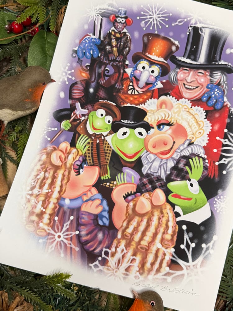 Image of Muppets Xmas Carol Print