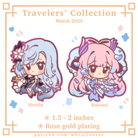 Image 6 of Genshin Impact Enamel Pins - Pin Club Extras