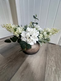 Image 2 of POTTED WHITE & GREEN CLASSIC ARRANGEMENT 