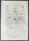 3 Witches pencil drawing