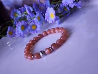 Image 2 of Sunstone Gemstone Stretch Bracelet
