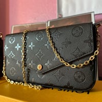 Black flower crossbody (pre order)