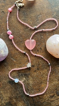 Pink baby necklace 