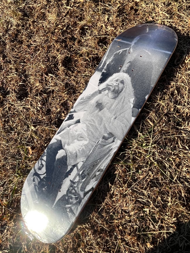 Kurt Cobain / Nirvana skateboard - Manik