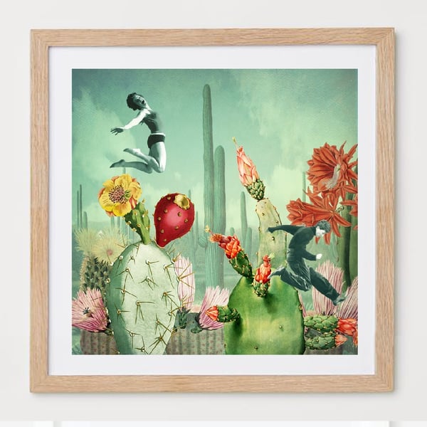 Image of Lámina Saltadores de Cactus.