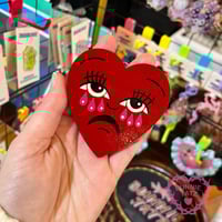 Mini Classic Crying Heart Wall Hanging