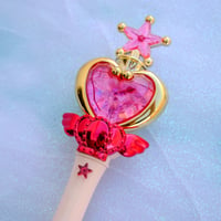 Image 11 of Sailor Moon Chibimoon Pink Moon Stick Toy (Bandai 1994)