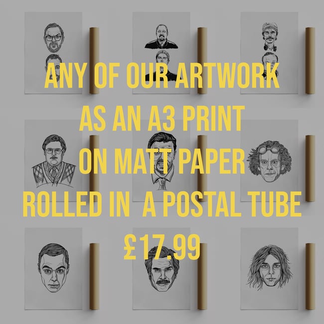 Any designs as an A3 Print.