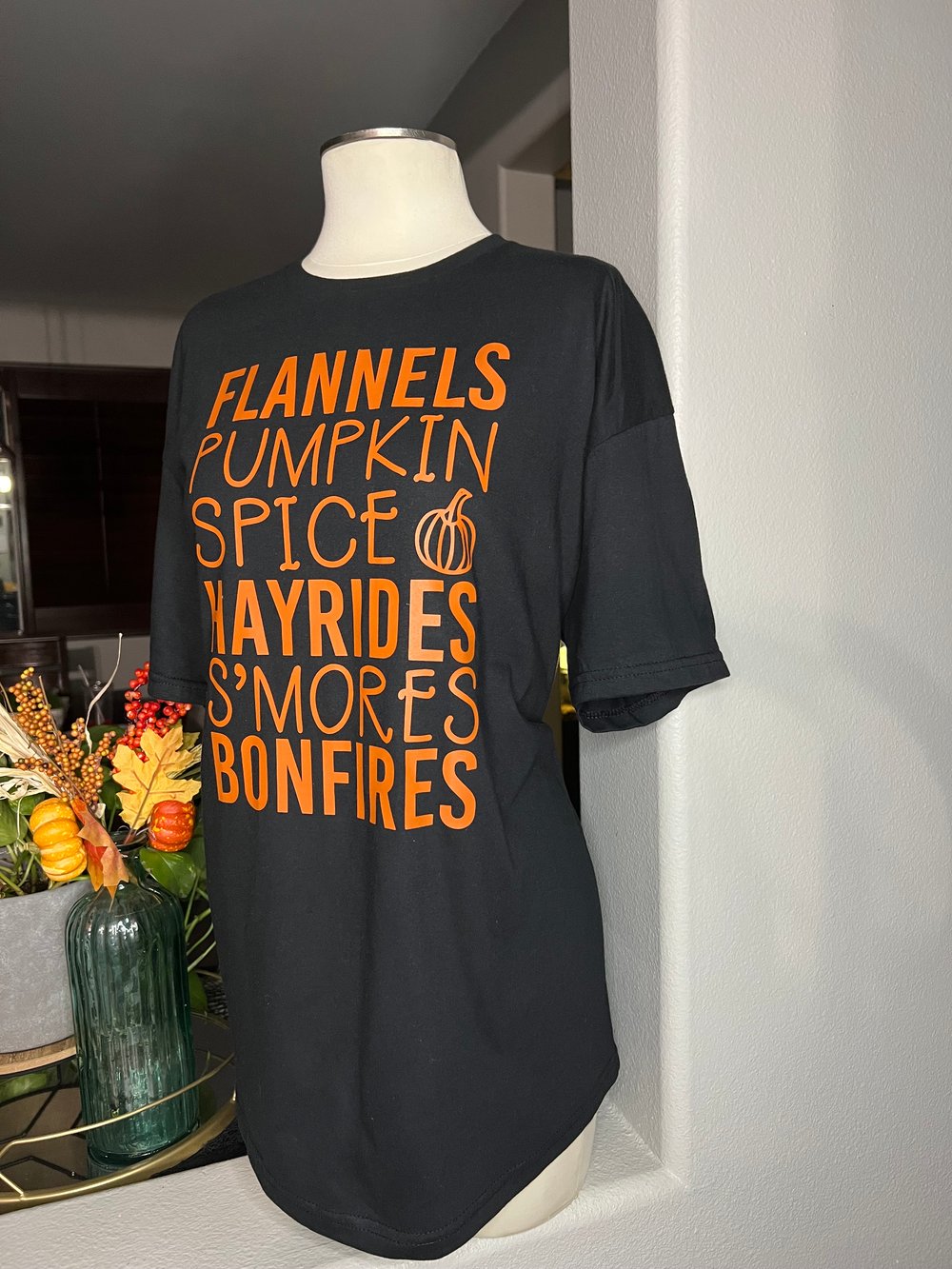 Flannels-Hayrides-Bonfires Tee