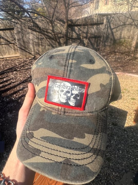 camo patch hat