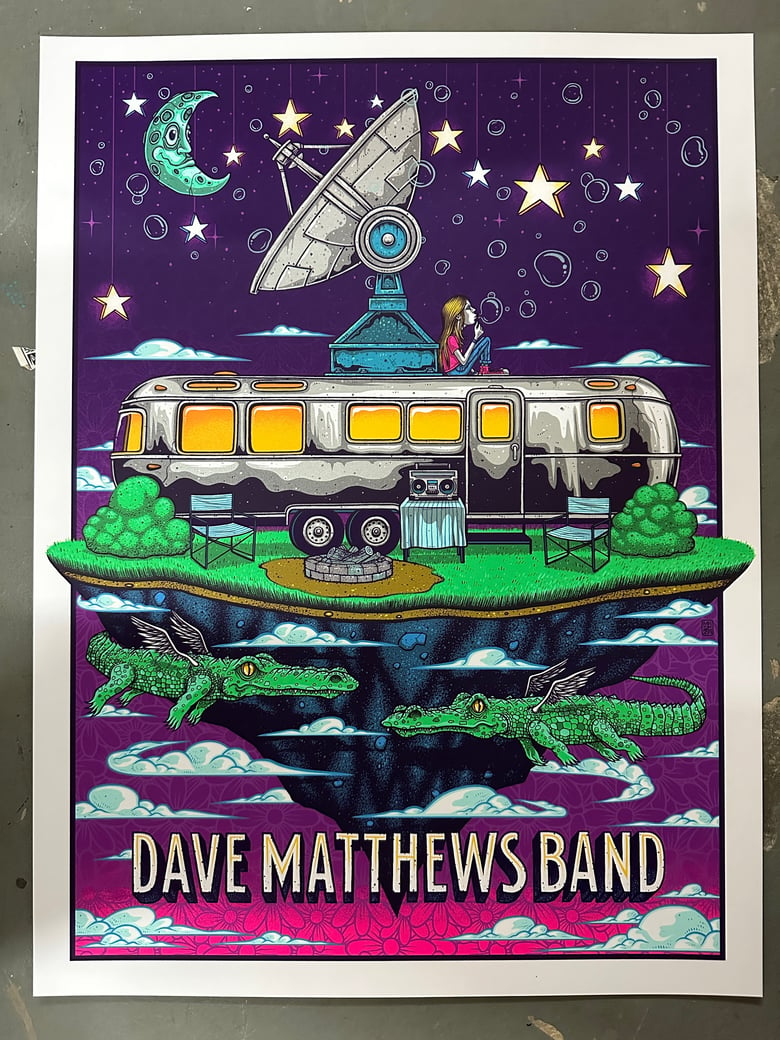 Image of Dave Matthews Band - Song Series Art Print - Satellite