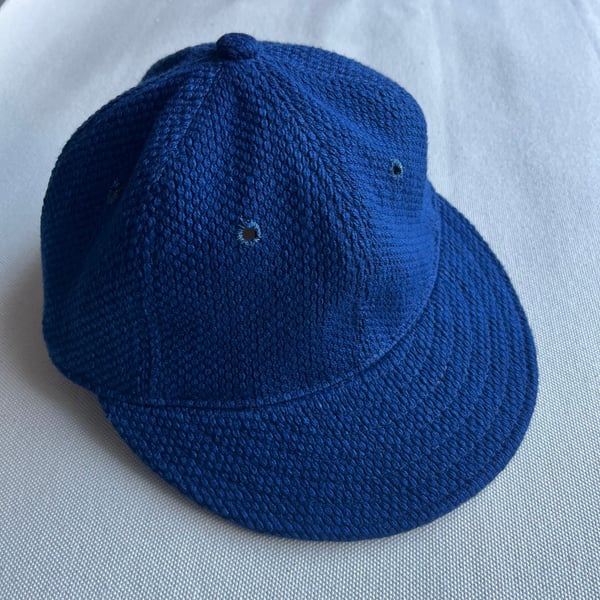 Image of 1920’s Style Indigo Sashiko Ball Cap