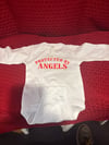 Baby Protected By Angels onesie