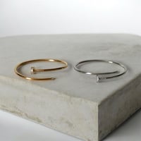 Image 3 of Flexible Slim Nail bracelet Bangle