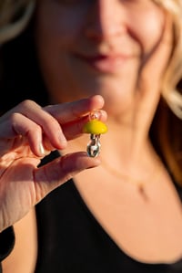 Image 1 of “lemon lime” opal mushroom pendant