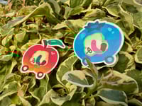 Image 1 of Worm In A Car Stickers