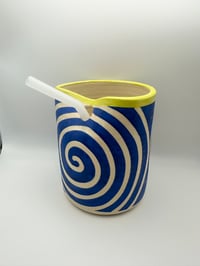 Image 1 of Royal Blue + Chartreuse Tumbler