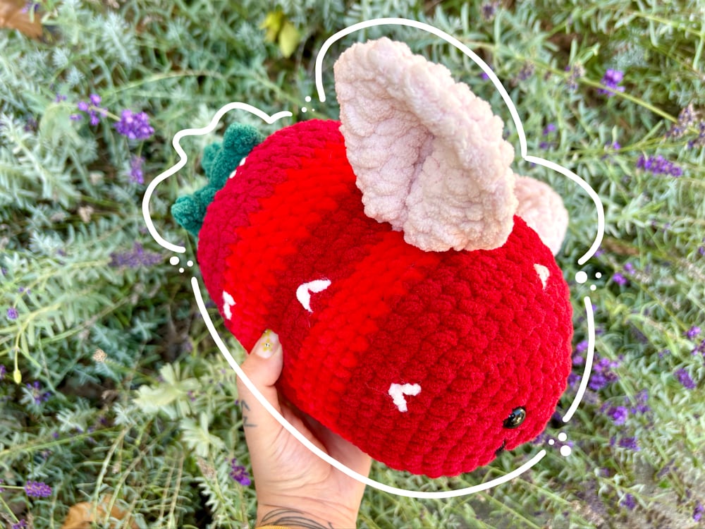 Image of Busy StrawberBEE Plushie
