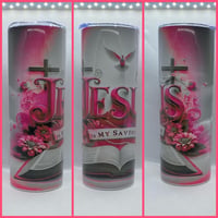 JESUS IS MY SAVIOR TUMBLER 1