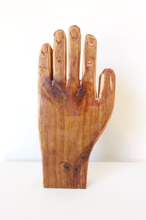 Hartwick Carved Hand Light Wood