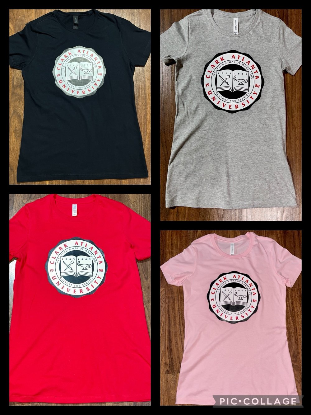 Clark Atlanta University Crest Ladies Slim Fit Tee
