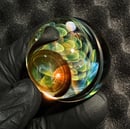 Image 5 of Twisted Fumed Honeycomb Marble with Opal