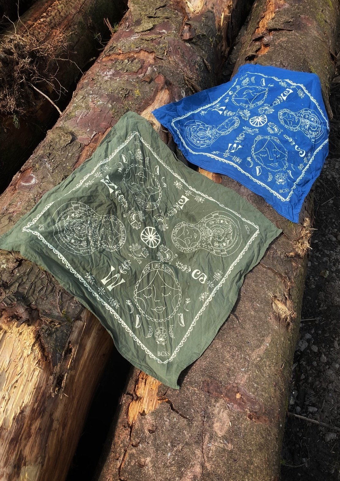 Image of Ride like a Girl Cotton Bandana