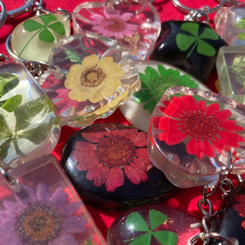 Flower Power Keychain