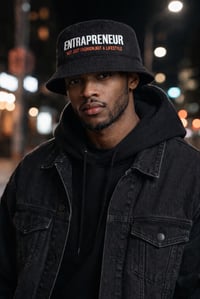 Image 3 of ENTRAPRENEUR™ Blackout Edition Bucket Hat