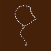 Image 4 of PINK Y necklace - Translucent Pale Rose Quartz Lariat Necklace - 76cm | • Self Love 