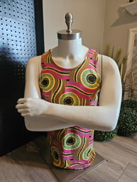 Image 1 of Men's Kente Tank| More Colors Available.