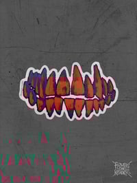 Image 1 of CRYPTID TEETH sticker