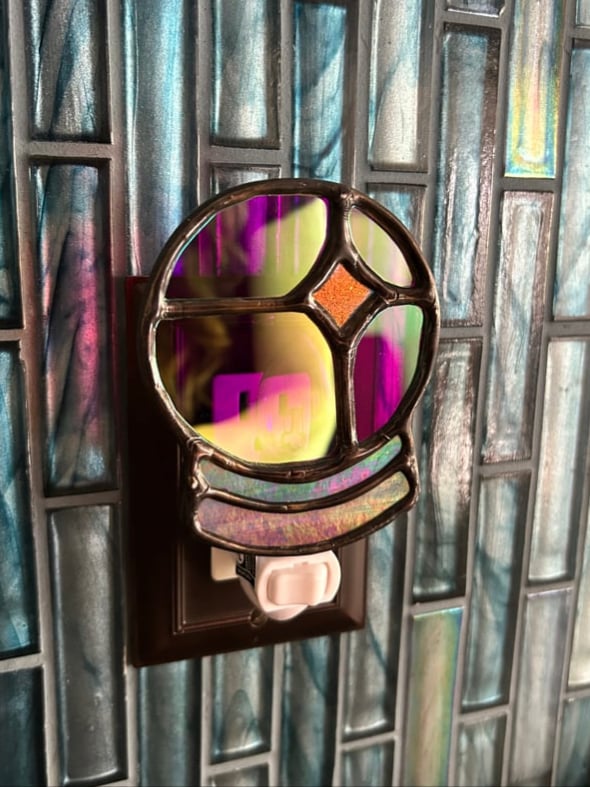 Image of Dichroic Crystal Ball Nightlight (scuffed)