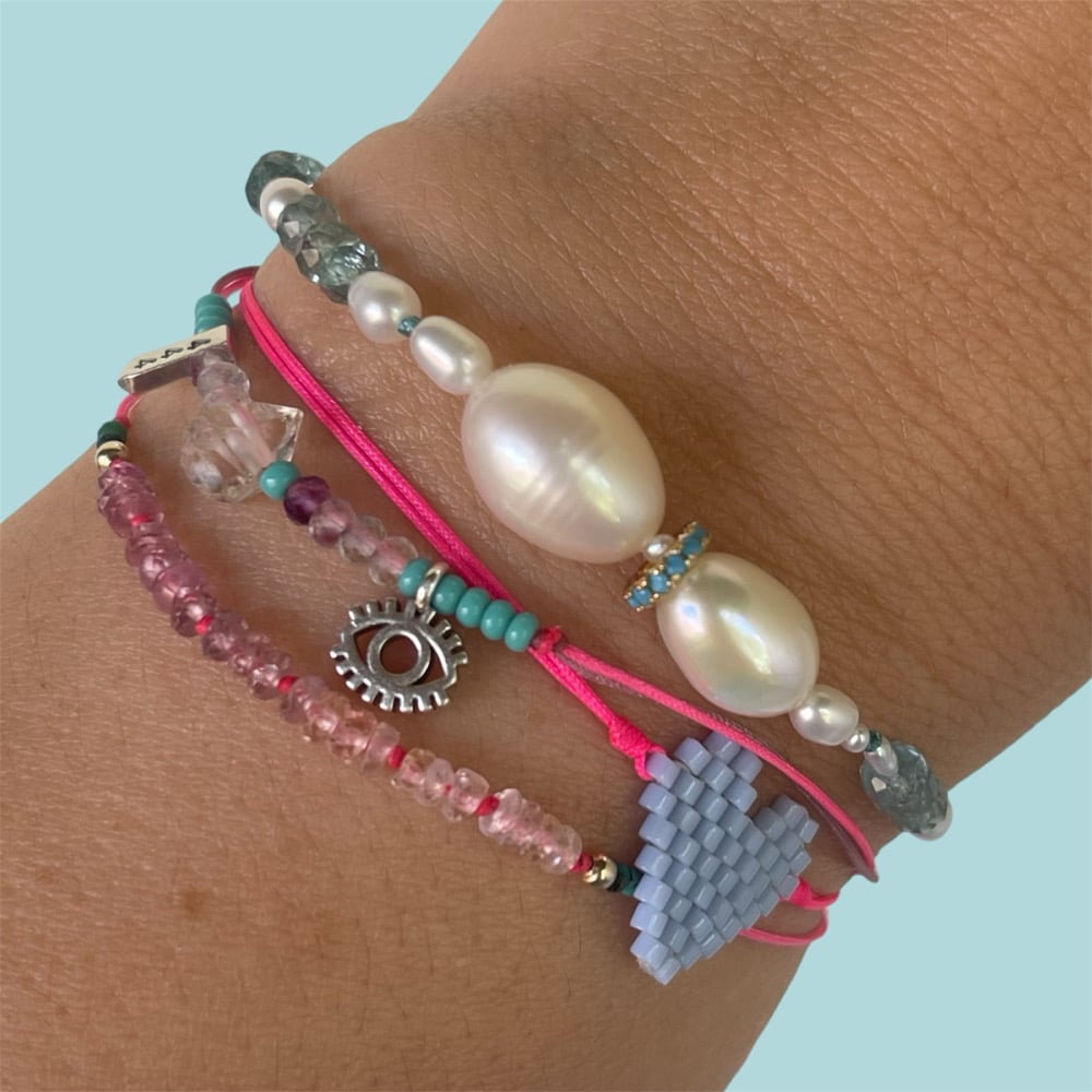 Image of Aqua Pearls bracelet