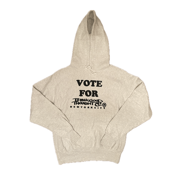 Image of Vote For TGTNYC Hoodie - Light Grey 