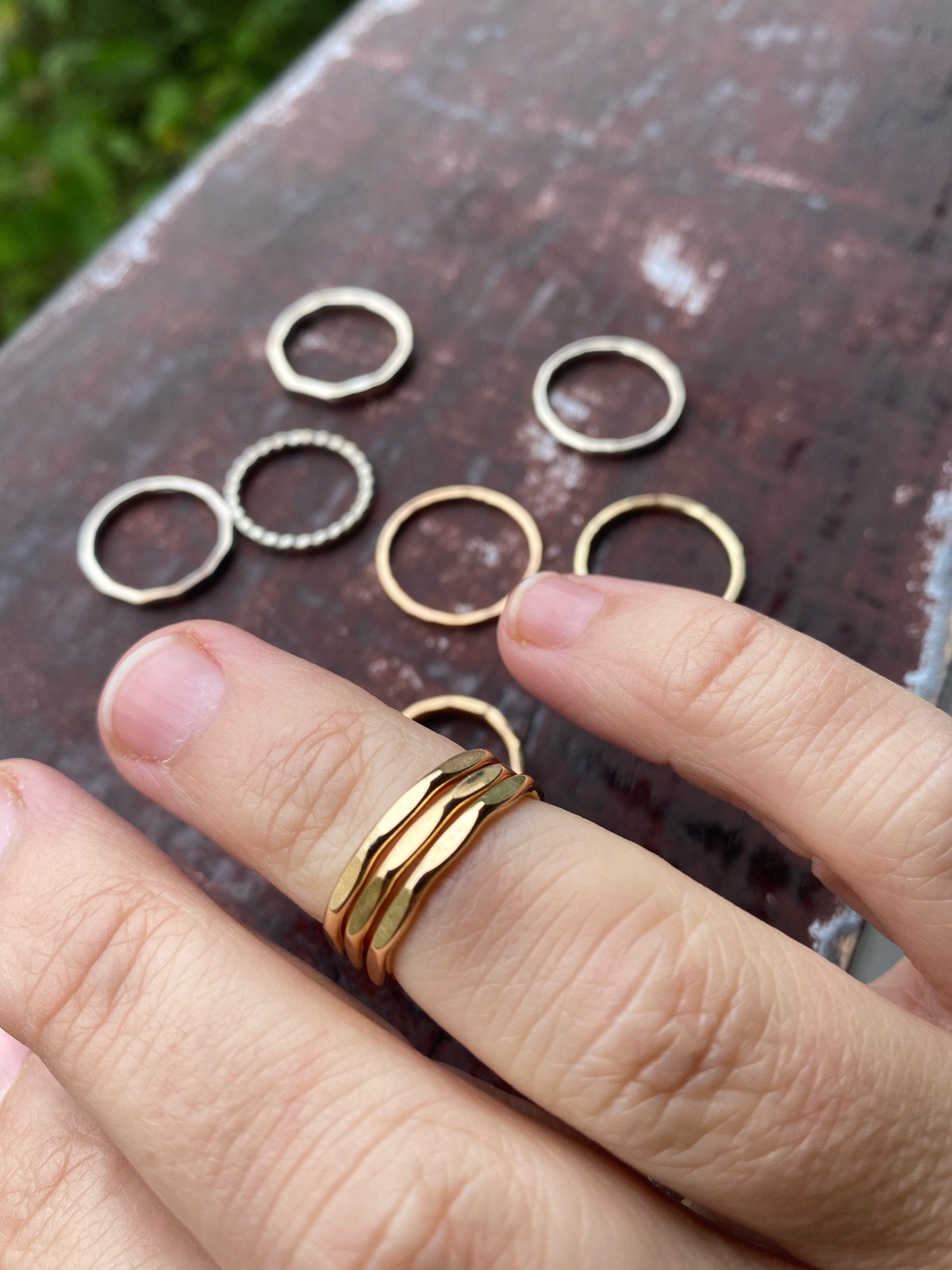 Image of Thick Ring Stack of 3