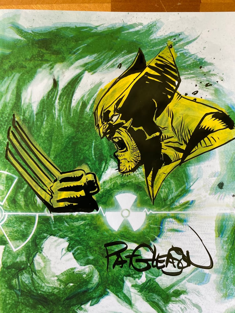 Image of WOLVERINE Gleason Remarque & Signature with COA