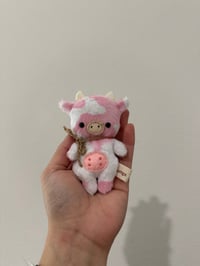 Image 1 of Tiny Pink Cow