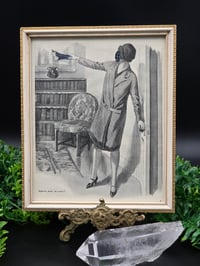 Image 1 of "Vintage faceless girls" 1920s Page With Preserved Web 5