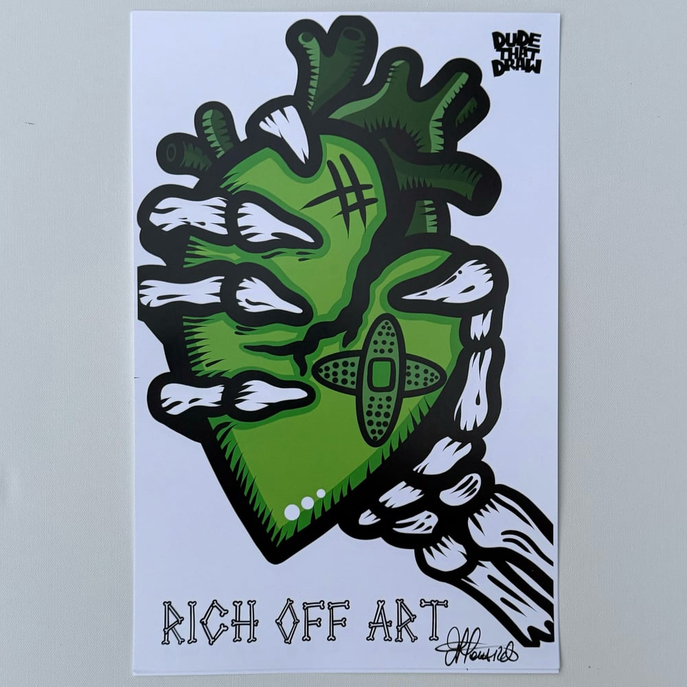 Rich Off Art Print