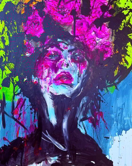 Image of Upside Down Original Painting