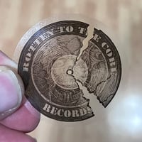 Image 1 of RTTCR “Broken Record” 2” Transparent Sticker