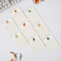 Fruit themed memo sheets