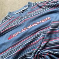 Image 2 of 90's QUIKSILVER SPELLOUT LONG SLEEVE TOP
