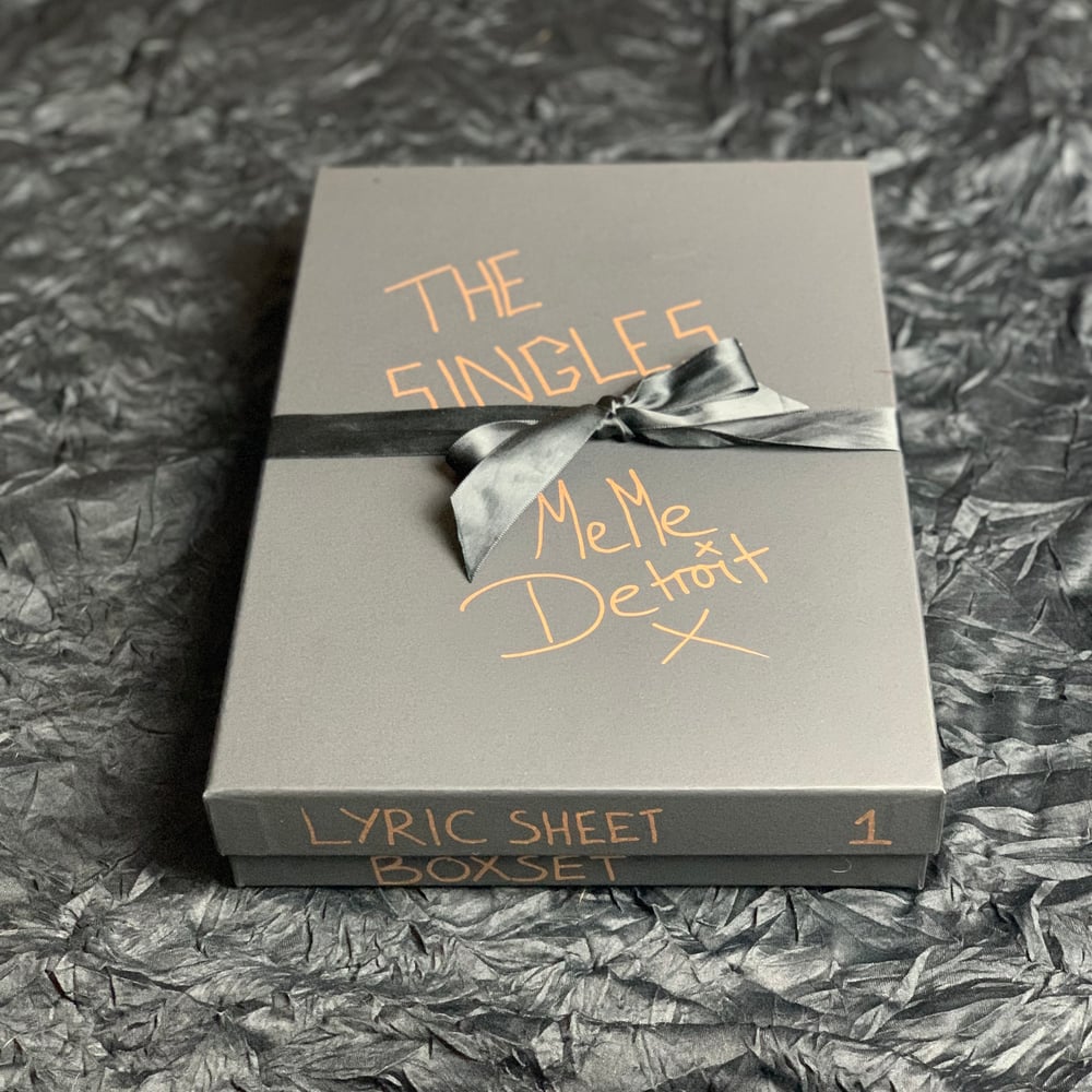 Image of Special Edition Lyric sheet BoxSets